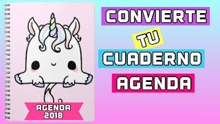 DIY CONVIERTE TU CUADERNO EN AGENDA YUDIT REYES [upl. by Ynad]