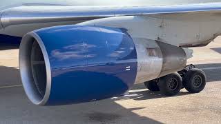 Delta Boeing 767 Amazing PW4000 Engine Shut Down Sound [upl. by Araed]