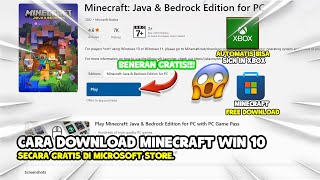 TUTORIAL CARA DOWNLOAD MINECRAFT WIN 10 FULL VERSION TERBARU 2024 SECARA GRATIS [upl. by Specht]