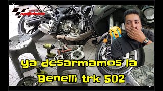 Clutch Benelli trk 502 \\ lo reparamos con pastas de clutch moto de 150 cc [upl. by Karoline575]