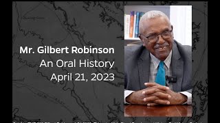 An Oral History With Mr Gilbert Robinson 4212023 in Christ Church Virginia [upl. by Baptiste]