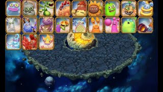 My Singing Monsters Dawn of Fire  Space Island Indicated FAULTY [upl. by Aleda569]