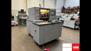 2003 Horauf SN 140 three knife book trimmer for sale Gab Supplies Ltd [upl. by Chevy846]