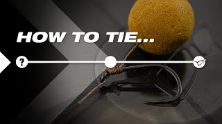 How To Tie a BASIX Carp Rig  HAIR RIG  KORDA [upl. by Notnek653]