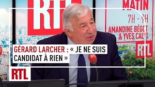 Gérard Larcher  quotJe ne suis candidat à rienquot intégrale [upl. by Aokek334]