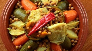 Couscous with Seven Vegetables  كسكس سبع خضار  CookingWithAlia  Episode 423 [upl. by Gerger]