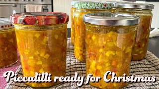 How to make Piccalilli ready for Christmas [upl. by Bixby]