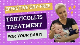 ✨Effective CryFree Torticollis Treatment For Baby Improve Neck Rotation With These Exercises✨ [upl. by Odelet]