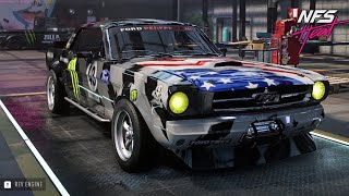 Need For Speed Heat  FORD Mustang  65 Maxed Level And Free Roam [upl. by Anauqahs]