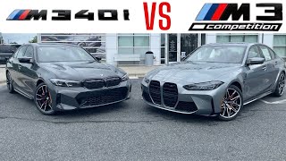 2024 BMW M3 Competition VS BMW M340i [upl. by Socin136]