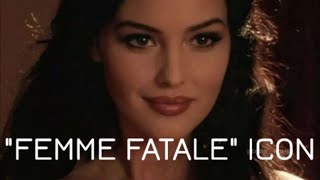 monica bellucci being a FEMME FATALE how to become the ultimate femme fatale [upl. by Rahab]