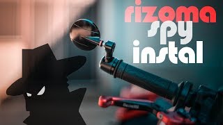 Rizoma Spy Bar End Mirrors Instal  Benelli TNT [upl. by Neelra]