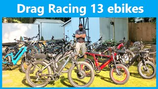 Ebike Drag Racing  Finding the Quickest Accelerating ebike [upl. by Bart]