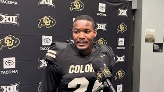 Buffs LB LaVonta Bentley talks about the reward of being in a spot to win the Big XII [upl. by Nikoletta]