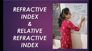 Refractive IndexRelative refractive indexclass 10 CBSESSC [upl. by Tamqrah]