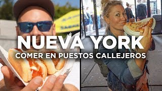 Comer barato en Nueva York Puestos callejeros [upl. by Weisberg]