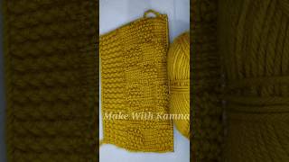 design crochet handmadeknitting shortsviral sweaterdesign shortfilm embroidery diy [upl. by Eladnek]