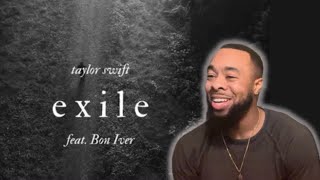 Taylor Swift – exile feat Bon Iver Official Lyric Video  Reaction [upl. by Nauqe144]