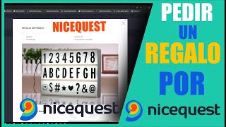 Como PEDIR un REGALO por NICEQUEST  UNBOXING Y REVIEW [upl. by Yci]