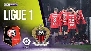 Stade Rennais vs Nice  LIGUE 1 HIGHLIGHTS  011324  beIN SPORTS USA [upl. by Shandie623]