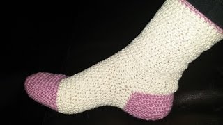 Glamas His amp Hers Warm Comfy Socks Pattern [upl. by Adorl643]