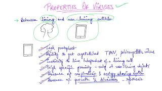 Properties of Virus  NEET  Class 11  One Stop Biology [upl. by Sleinad993]