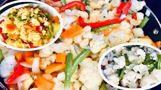 How to  An Easy Stir Fry Cauliflower Recipe 2021 cauliflower shorts recipe cauliflowerrecipes [upl. by Eleynad920]