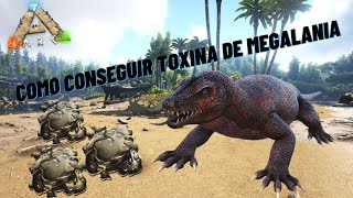 Como conseguir toxina de Megalania en ARK The Island megalania Ark arksurvivalenvolved tutorial [upl. by Manuela]