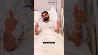 Mohammad shami Surgery🤕🧑‍🦽shorts shortvideo [upl. by Lorrac]