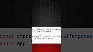 How to run server in Express js webdevelopment programming coding javascript nodejs shorts [upl. by Yrtnahc]