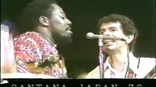 1973  Toussaint LOuverture  Santana Lotus Tour [upl. by Persse]