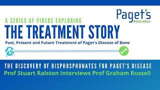 Pagets Disease Prof Ralston interviews Prof Russell regarding the development of bisphosphonates [upl. by Body792]