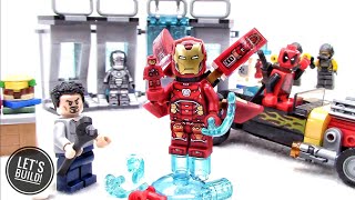 LEGO Avengers Iron Man Armory  Lets Build [upl. by Kcirddot]