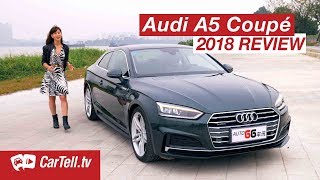 2018 Audi A5 Coupé Review  CarTelltv [upl. by Neirbo]