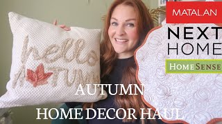 AUTUMN HOME DECOR HAUL  Matalan Homesense amp Next Home  Autumn 2024 [upl. by Dier]