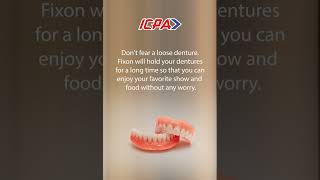 Maintain an AllDay Smile With ICPA Fixon Denture Adhesive Cream [upl. by Narut]