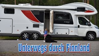 Mit dem Wohnmobil durch Finnland Skandinavien Rundreise 2016 [upl. by Hootman]