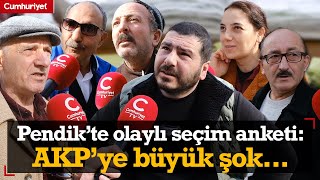 Olaylı seçim anketi Erdoğanın yüzde 49 oy aldığı Pendikte AKPye büyük şok [upl. by Jeana331]