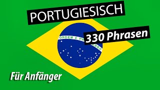 Portugiesisch lernen für Anfänger  330 portugiesische Wörter und Phrasen  DeutschPortugiesisch A1 [upl. by Joshua132]