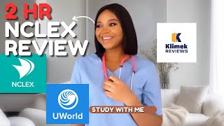 NCLEX REVIEW  2 HR COMPREHENSIVE Nclex Review using Mark K Uworld Simple Nursing [upl. by Oznerol]