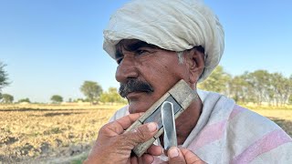 ASMR Fast Shaving With Barber Old [upl. by Nauqan]