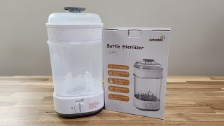 GROWNSY Baby Bottle Sterilizer Review amp Tutorial [upl. by Ban]