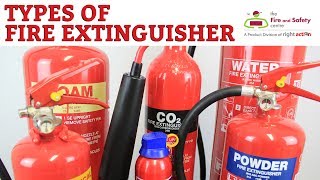 Types of Fire Extinguisher and Their Uses [upl. by Hallie]