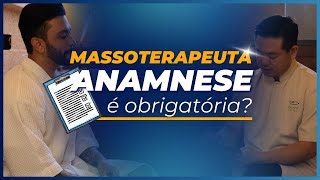 Massoterapeuta anamnese é obrigatória [upl. by Nymsaj]