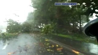 La Réunion des arbres couchés sur la route  0201 [upl. by Gamaliel94]