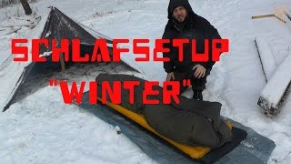 Schlafsetup quot Winterquot  Gear  Exped Carinthia Evazote DDHammock [upl. by Joleen]