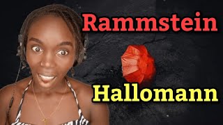 African Girl First Time Hearing Rammstein  Hallomann  REACTION [upl. by Gilberta]