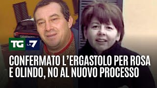 Confermato lergastolo per Rosa e Olindo no al nuovo processo [upl. by Cornelie]