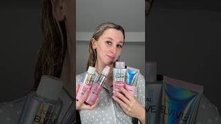 L’Oréal elvive glycolic gloss hair bundle is top tier🤩🤩🤩 haircare hairwashroutine [upl. by Cass]