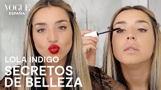 Lola Indigo look con labios rojos efecto XXL  Secretos de Belleza  VOGUE España [upl. by Armando]